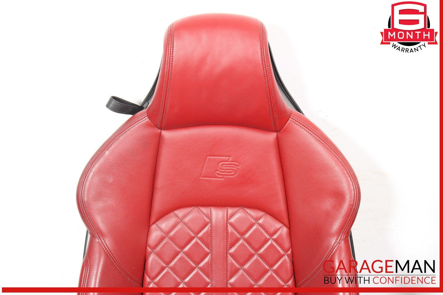 18-24 Audi S5 Complete Front & Rear Seats Seat Cushion Assembly Red OEM