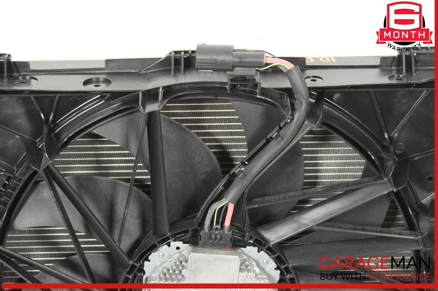 10-13 Porsche Panamera 970 Engine Cooling Radiator AC A/C Condenser Assembly