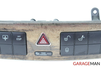 05-07 MERCEDES W203 C230 DASHBOARD DASH CONTROL SWITCH PANEL TRIM OEM