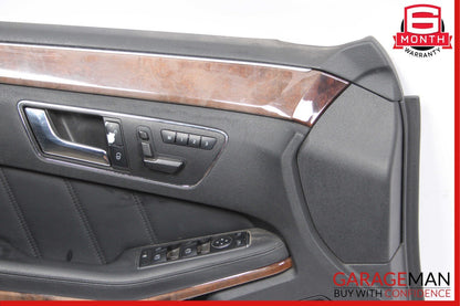 10-13 Mercedes W212 E350 E550 Front Left Interior Door Panel Cover Assembly OEM