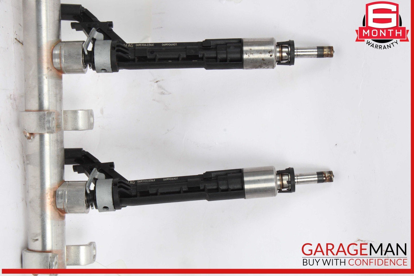 18-24 Audi S5 A5 A4 S4 SQ5 Left Driver Side Fuel Rail w/ Injectors OEM