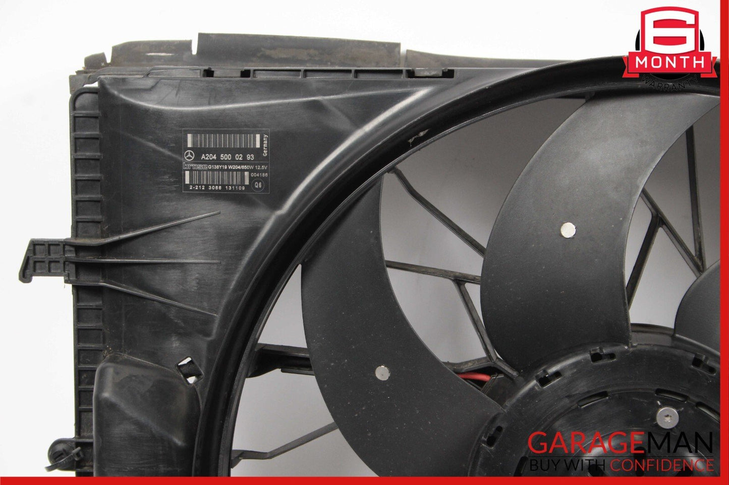 08-18 Mercedes E350 C250 E250 SLK350 Engine Radiator Cooling Fan Motor Assembly
