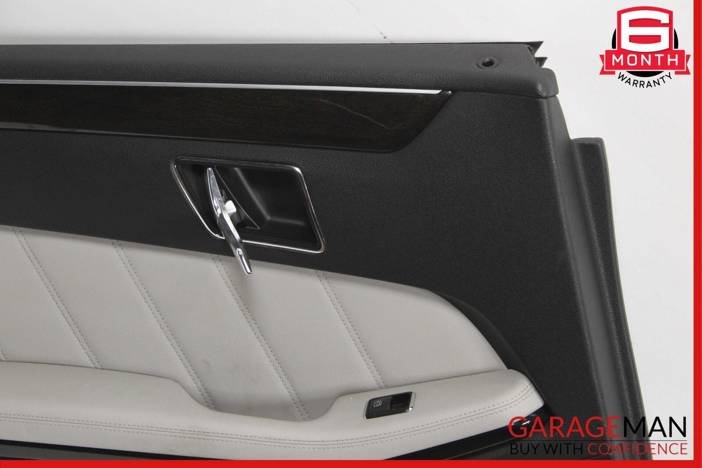 10-13 Mercedes W212 E350 E500 E250 Rear Left Side Interior Door Panel Grey