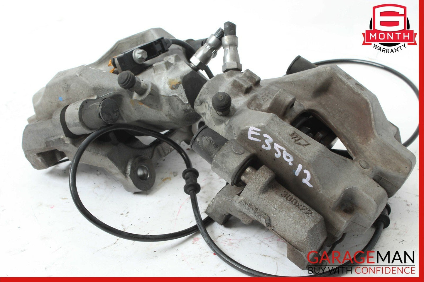 08-18 Mercedes W212 E350 CLS400 TRW Rear Left & Right Brake Calipers Set RWD