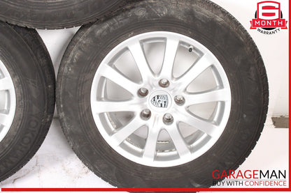 03-10 Porsche Cayenne 955 957 Complete Wheel Tire Rim Set 7.5J x 17 ET53 OEM
