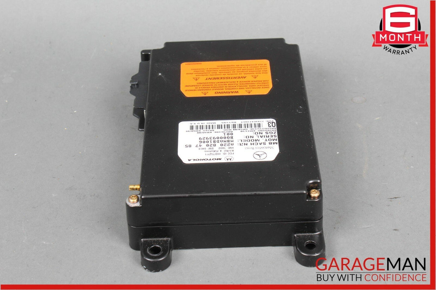 00-06 Mercedes W220 S430 CL500 Voice Command Control Module OEM