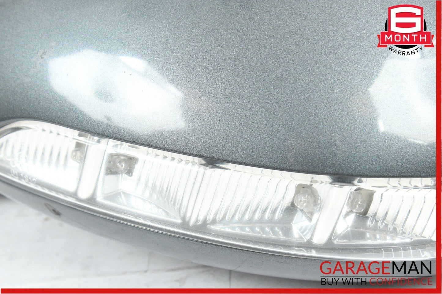 07-09 Mercedes W221 S550 Front Left Side Mirror Door Rear View Flintgray