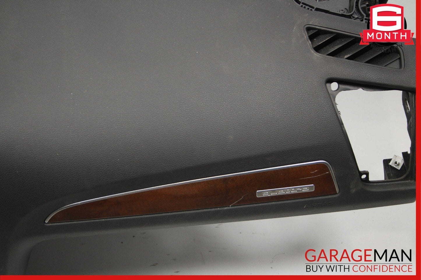 09-12 Audi Q5 Front Dash Dashboard Instrument Panel Cover Trim Assembly Black