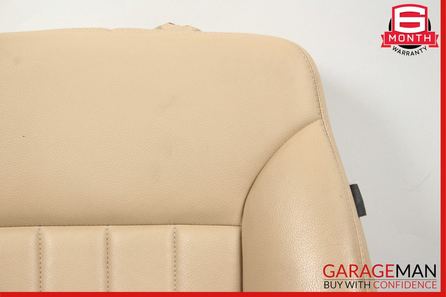 06-10 Mercedes W251 R350 R550 Front Left Top Upper Seat Cushion Leather Brown