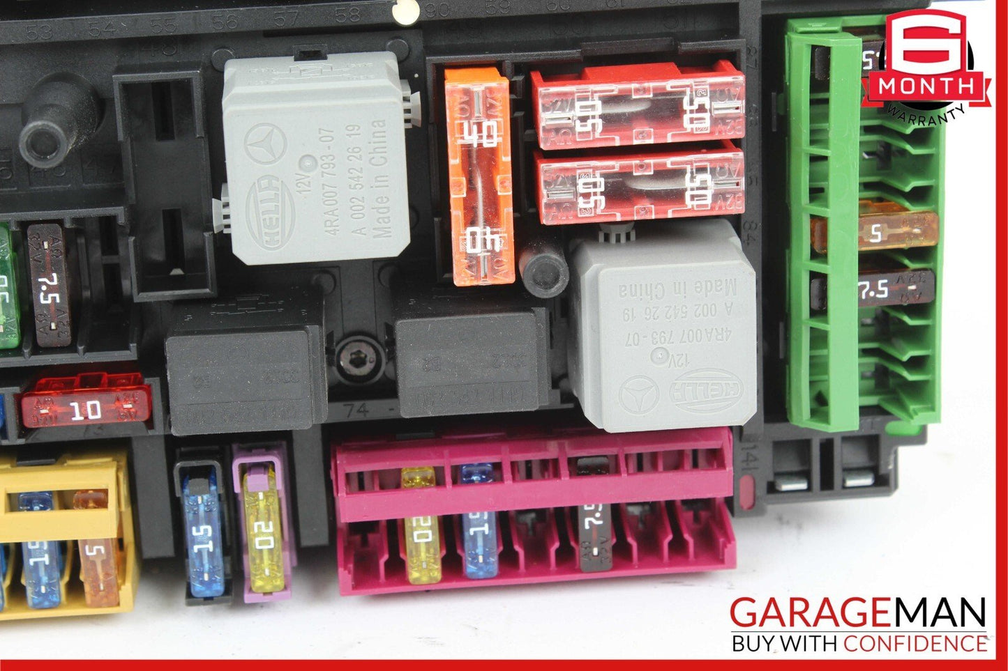 10-18 Mercedes W212 E350 CLS550 Rear SAM Fuse Box Relay Control Module OEM