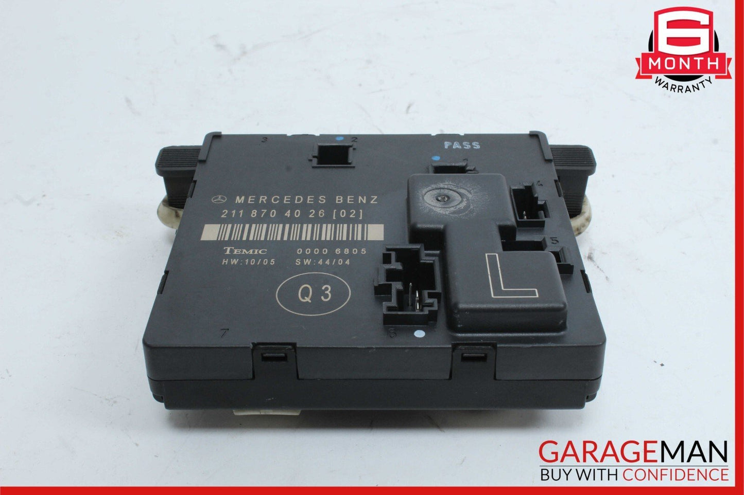 03-09 Mercedes W211 E350 E550 E63 AMG Rear Left Side Door Controller Module Unit
