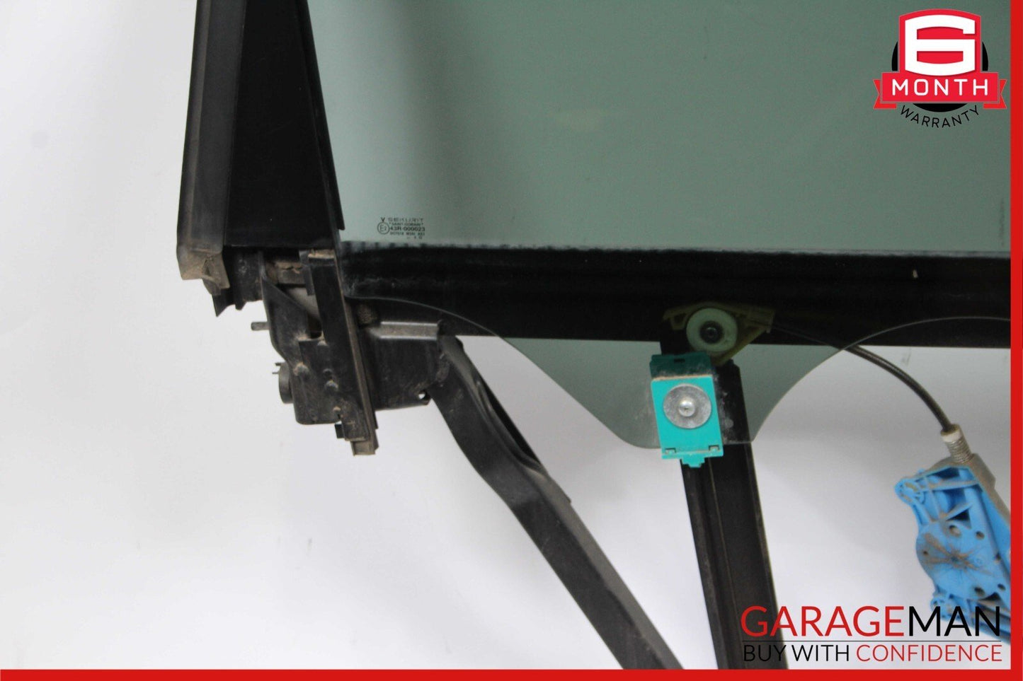 03-06 Porsche Cayenne 955 Rear Right Door Frame Window Regulator Glass Panel