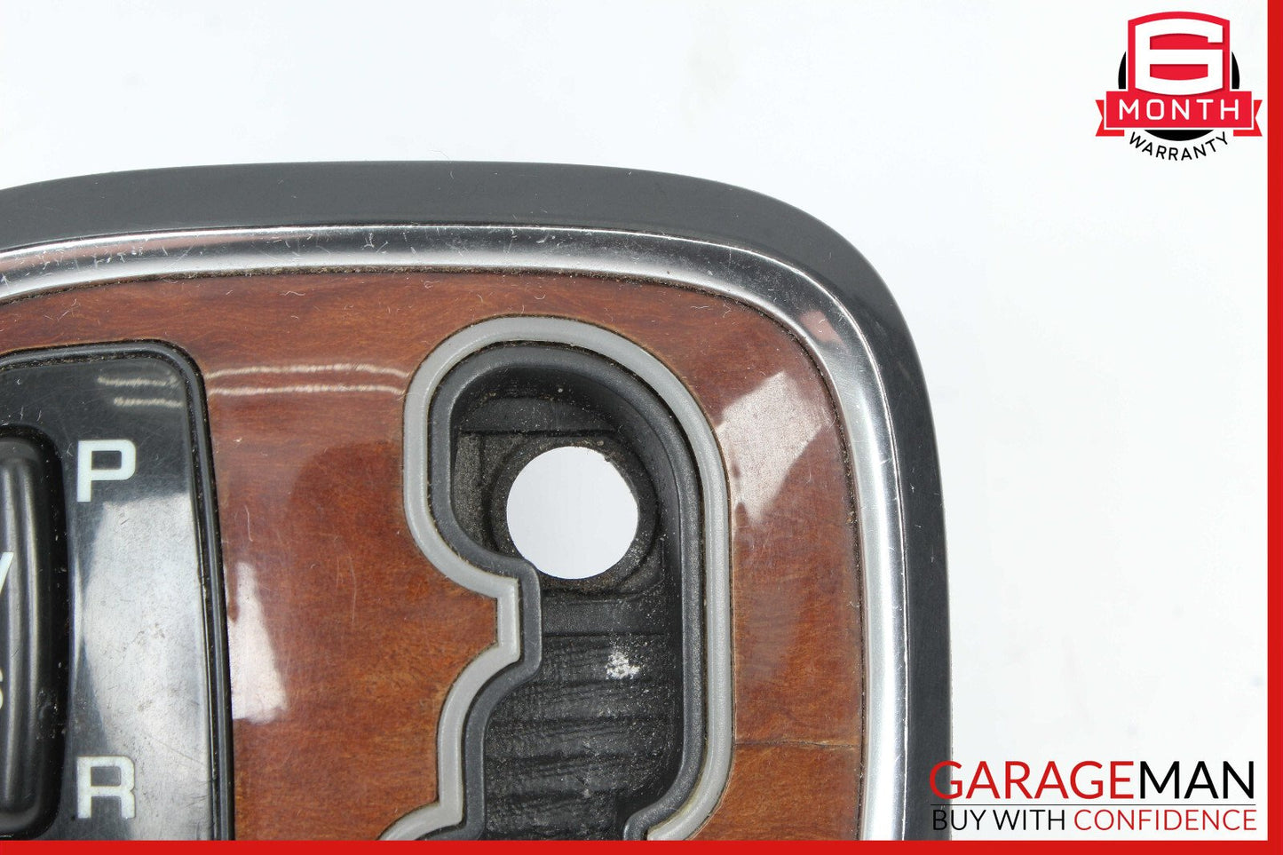 00-06 Mercedes W220 S430 Gear Shifter Bezel Trim Indicator Wood OEM