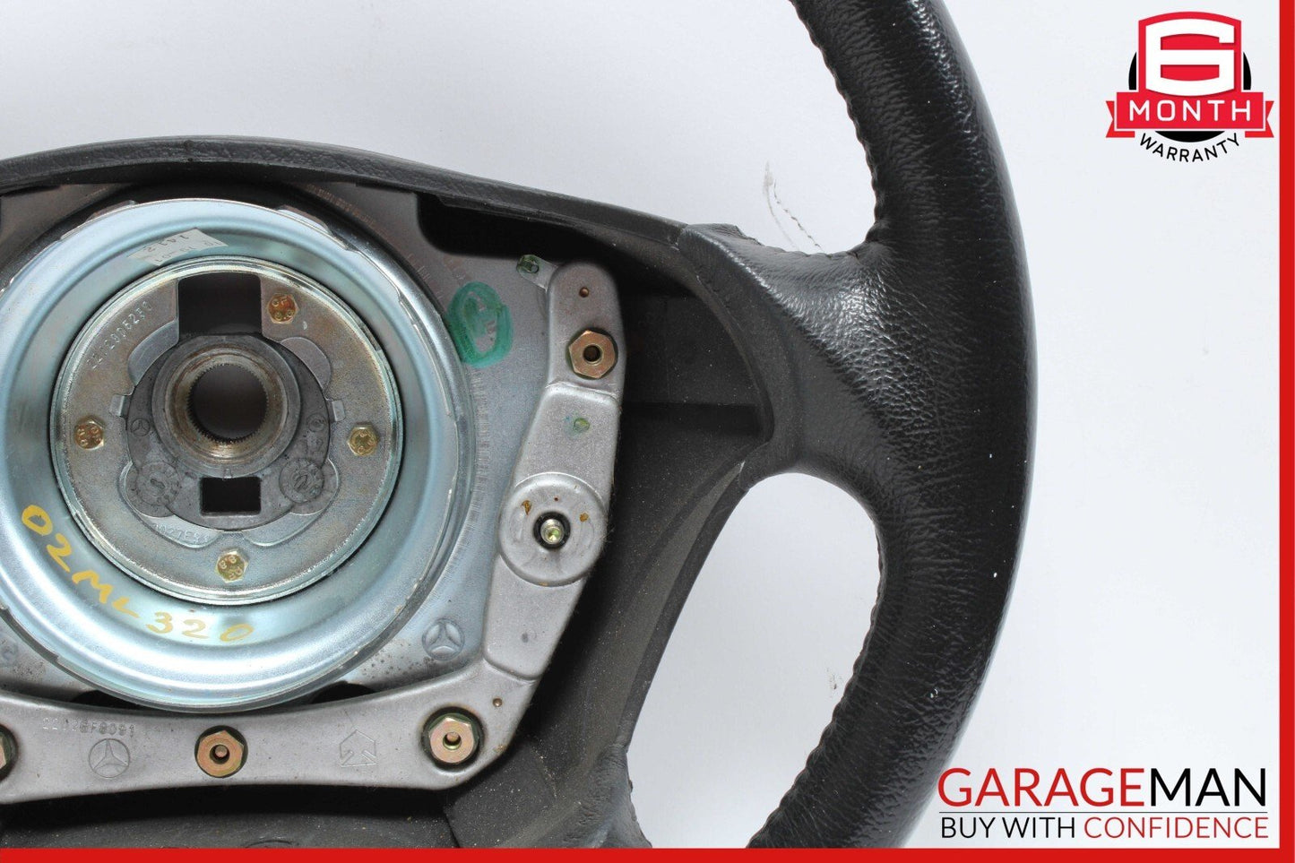98-05 Mercedes W163 ML320 ML500 ML55 AMG 4 Spoke Driver Steering Wheel Black OEM