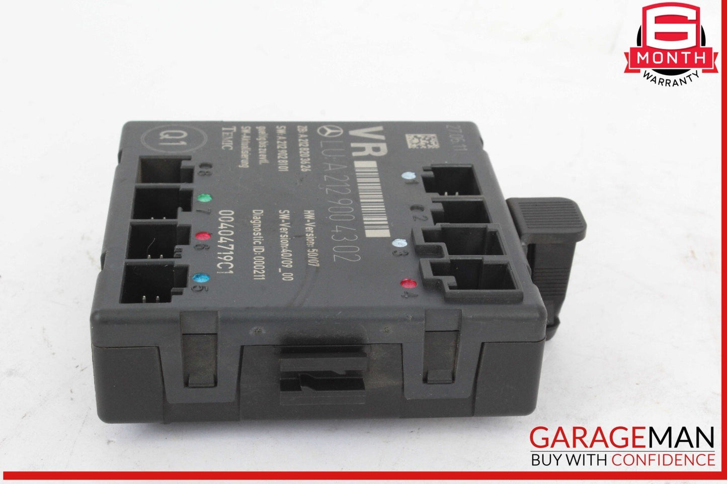 08-18 Mercedes W212 E350 Bluetec Front Right Passenger Side Door Control Module