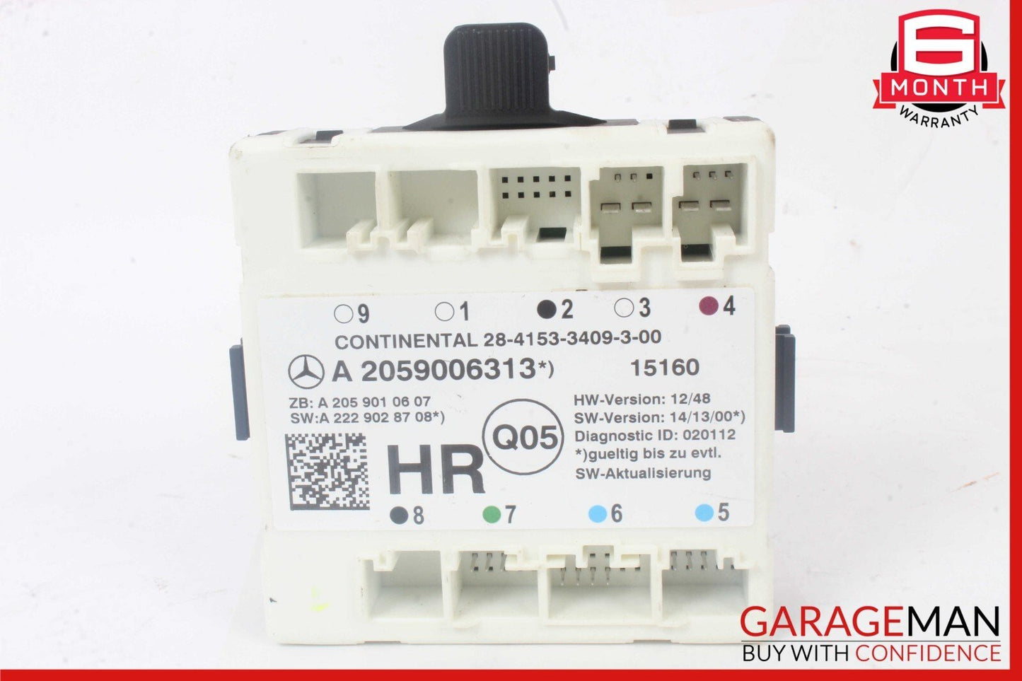 15-18 Mercedes W205 C300 Rear Right Passenger Side Door Control Module Unit OEM
