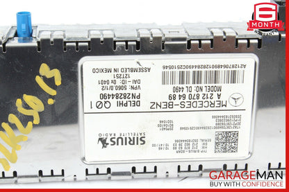 12-14 Mercedes R172 SLK350 CLS500 Sirius Satellite Radio Receiver Control Module