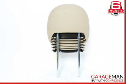05-11 Mercedes R171 SLK280 Front Left / Right Side Seat Headrest Head Rest Beige