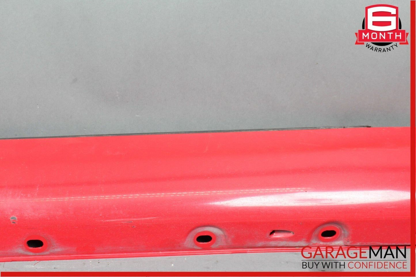 02-05 Mercedes W203 C230 Coupe Left Driver Side Rocker Skirt Molding Panel Red