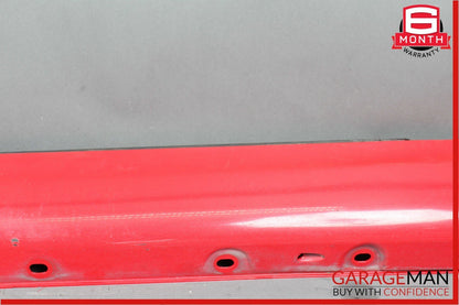 02-05 Mercedes W203 C230 Coupe Left Driver Side Rocker Skirt Molding Panel Red