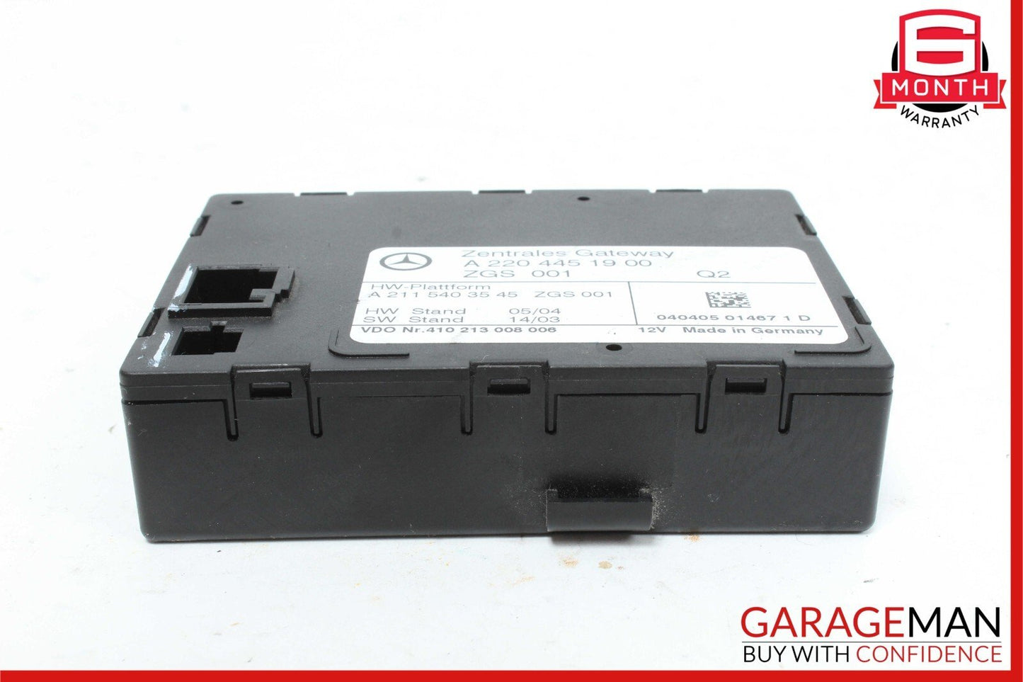 03-06 Mercedes R230 SL500 CL500 Central Gateway Control Module OEM