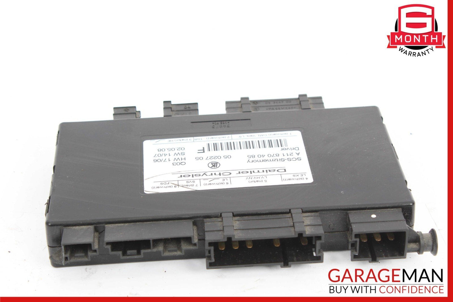 03-12 Mercedes E350 CLS550 ML500 GL450 Front Left Side Seat Control Module Unit