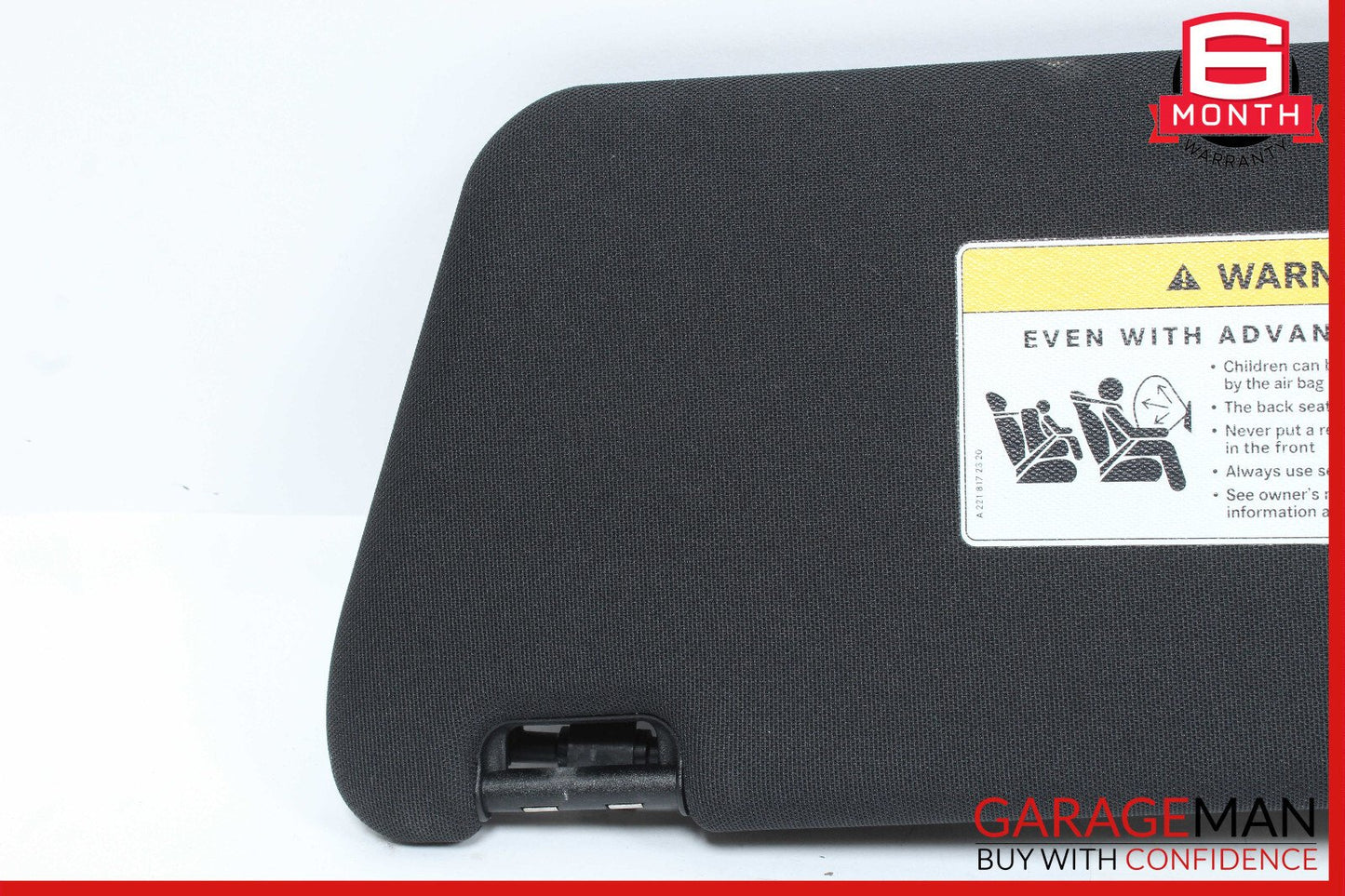 10-16 Mercedes W212 E350 Front Right Side Sun Visor Shade Sunvisor Cover OEM
