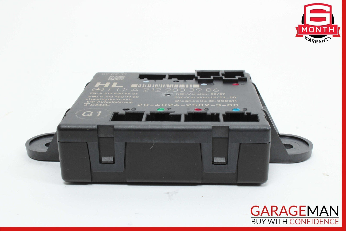 08-18 Mercedes W204 C350 C300 CLS550 CLK63 Rear Left Side Door Control Module