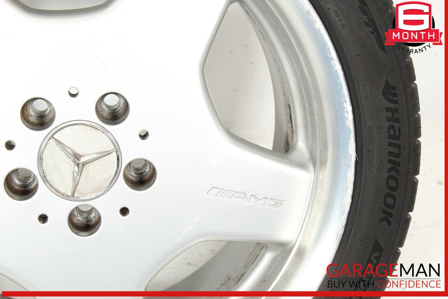 00-06 Mercedes W220 S500 CL500 AMG Monoblock Rear Wheel Tire Rim 9.5Jx18H2 OEM