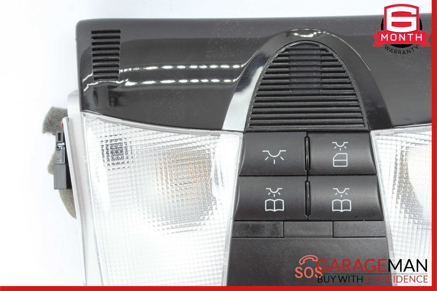 05-11 Mercedes R171 SLK350 SLK280 Overhead Reading Dome Light Lamp Black