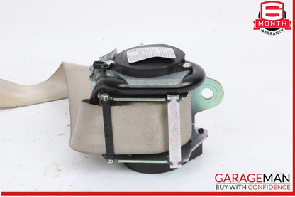 14-17 Maserati Quattroporte S Rear Left or Right Side Seat Belt Beige OEM
