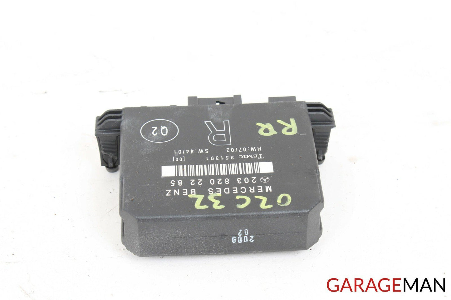 01-07 Mercedes W203 C230 C32 AMG Rear Right Door Control Module 2038202285 Q2