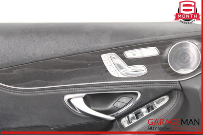 15-20 Mercedes W205 C300 Sedan Front Left Interior Door Trim Panel Cover Assy