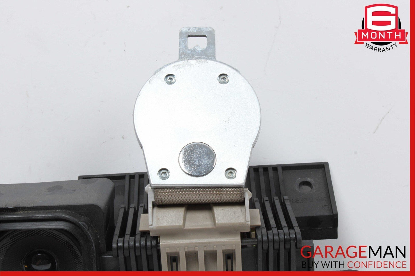 03-08 Mercedes R230 SL500 Rear Left Seat Belt Retractor Luggage w/ Speaker Beige