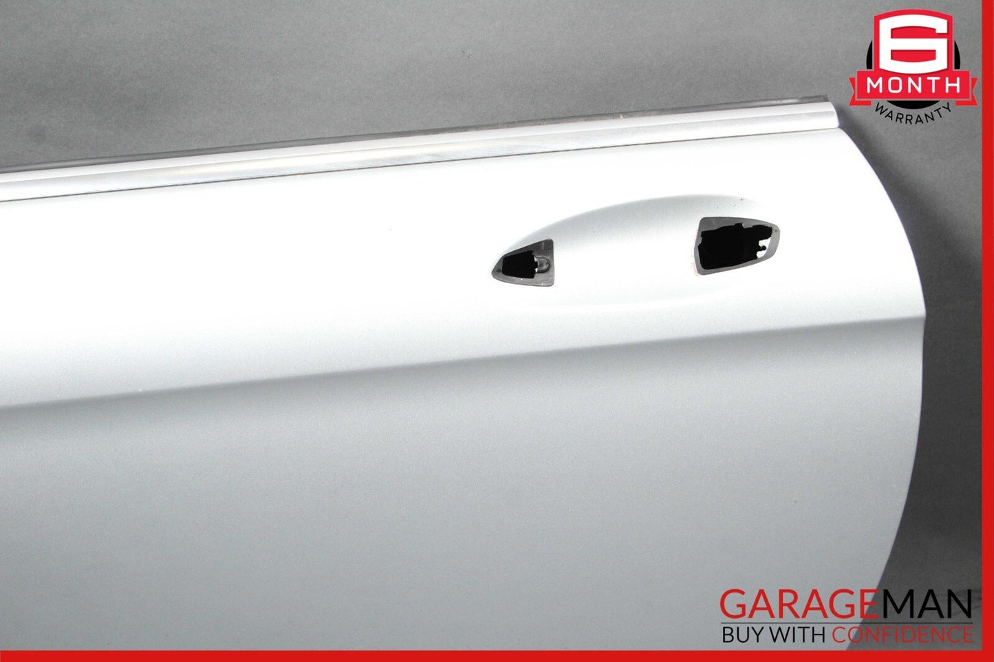 07-14 Mercedes W216 CL550 Front Left Driver Exterior Door Shell Panel Silver OEM