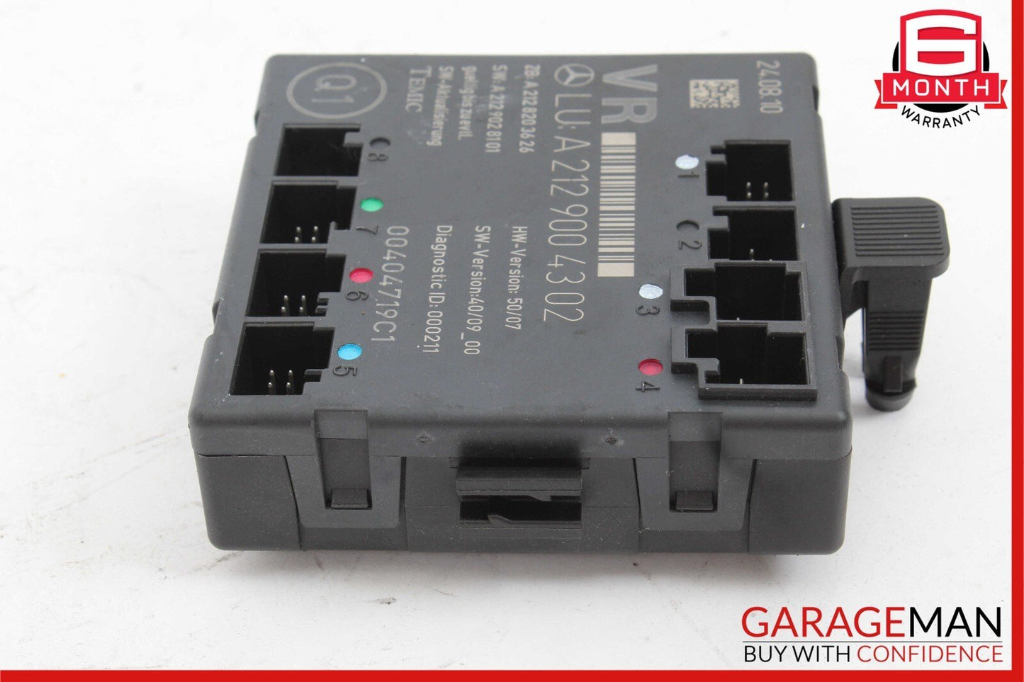 08-14 Mercedes W204 C300 C250 Front Right Passenger Side Door Controller Module