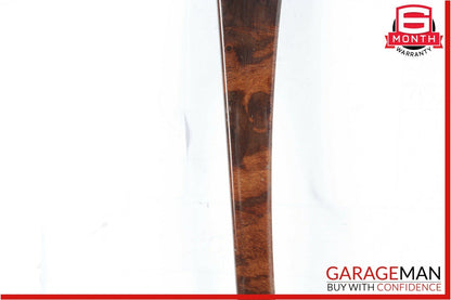 08-15 Mercedes C250 C300 C350 E350 Center Console Shift Shifter Bezel Trim Wood