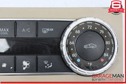 12-14 Mercedes W204 C250 C63 AMG C300 AC A/C Heater Climate Control w/ Trim OEM