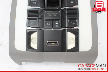 12-13 Porsche Cayenne 958 Hybrid S Front Overhead Dome Light Lamp Gray OEM