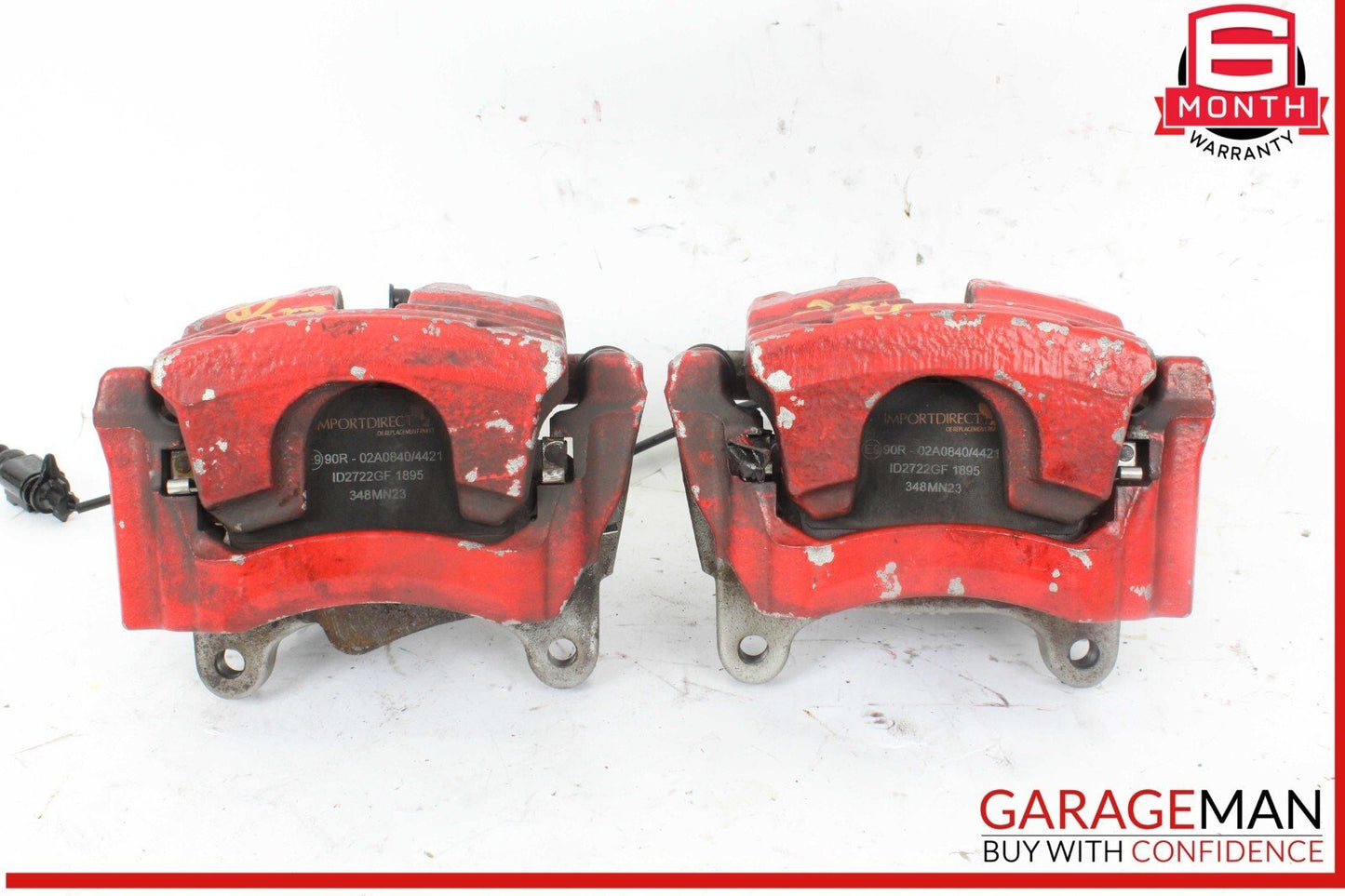 17-24 Audi Q7 Rear Left & Rear Right Brake Caliper Calipers Set of 2 OEM
