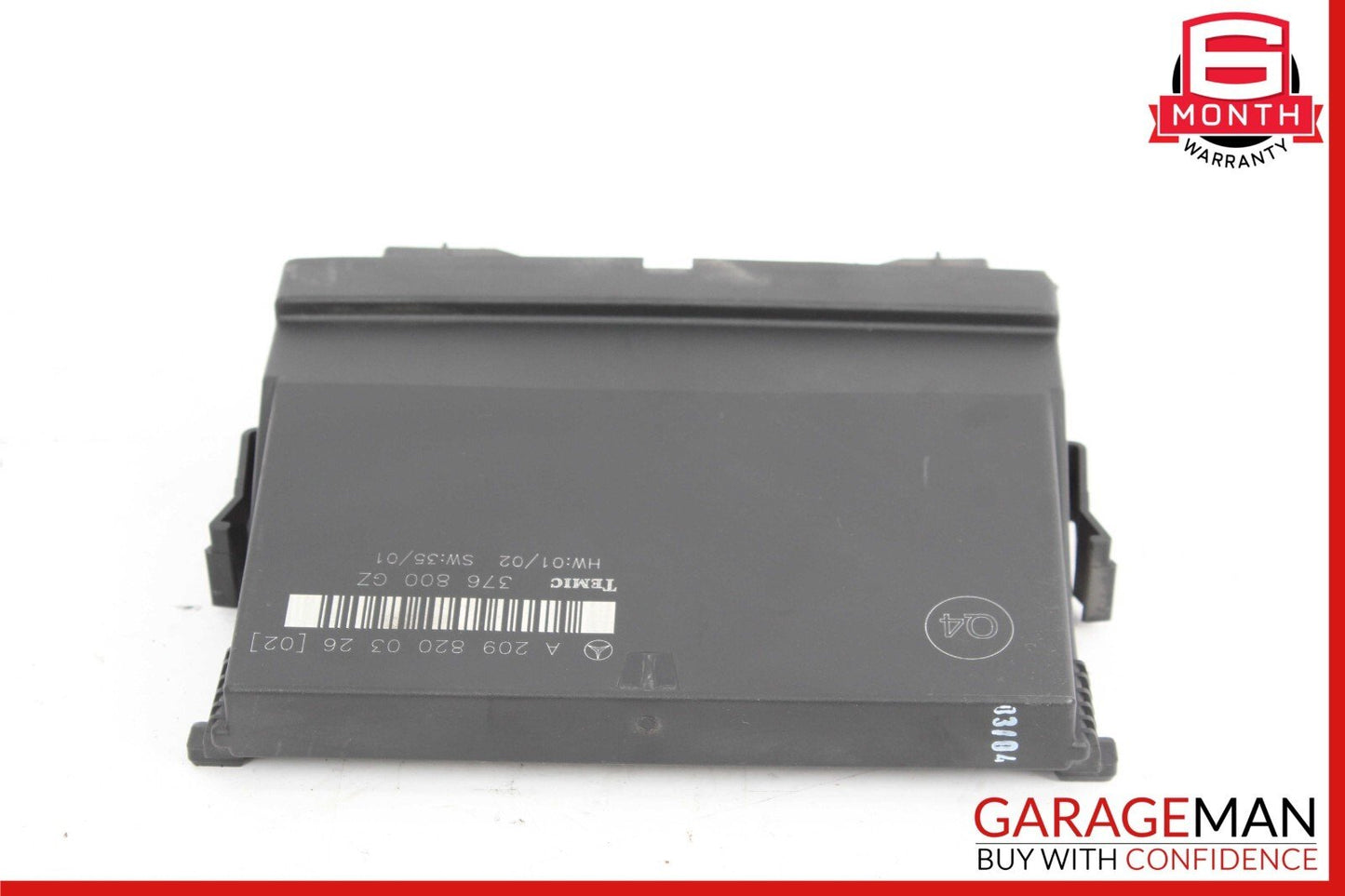 03-09 Mercedes W209 CLK55 AMG CLK500 CLK320 Rear Temic Control Module OEM