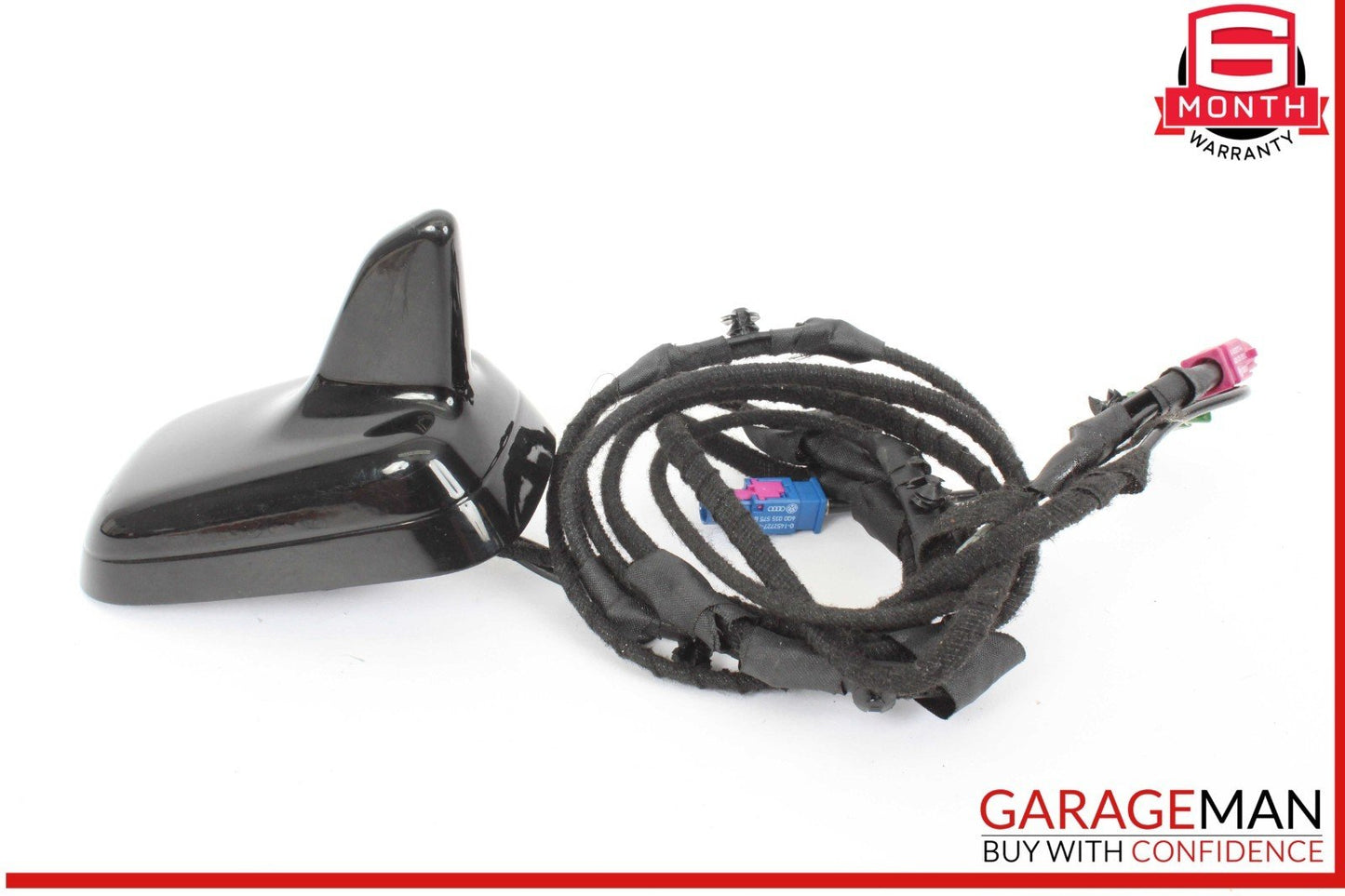 09-12 Audi S4 Rear Roof Shark Fin GPS Antenna 8K5035503C Black OEM