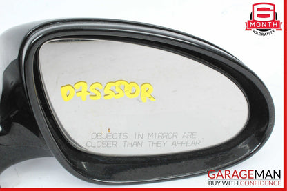 07-09 Mercedes W221 S550 S600 Right Side Mirror Door Rear View Black OEM