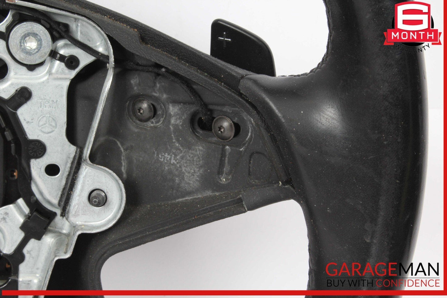 10-13 Mercedes W212 E350 Wagon Steering Wheel w/ Paddle Shifters Black OEM