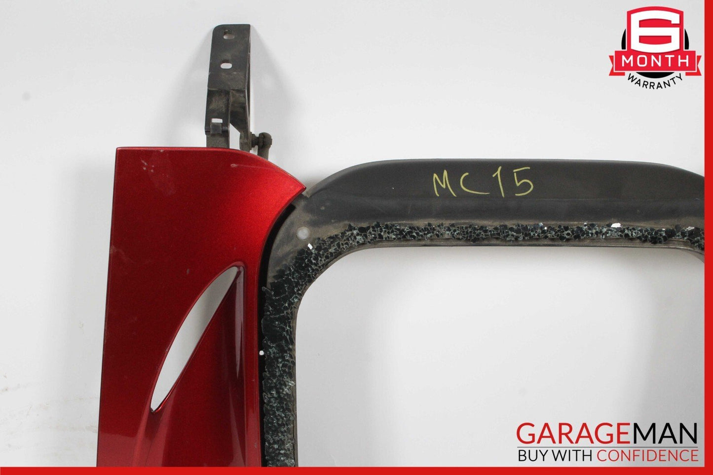15-17 McLaren 650S Rear Trunk Lid Hatch Window Trim Panel Cover Red OEM