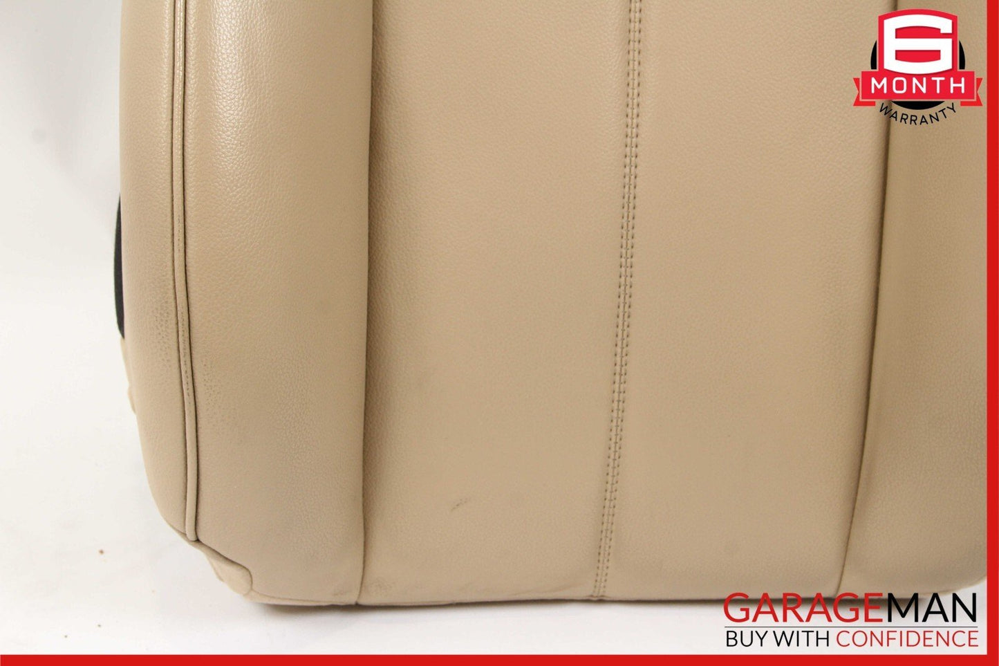 07-12 Mercedes GL450 Front Left Driver Side Top Upper Seat Cushion Cover Brown