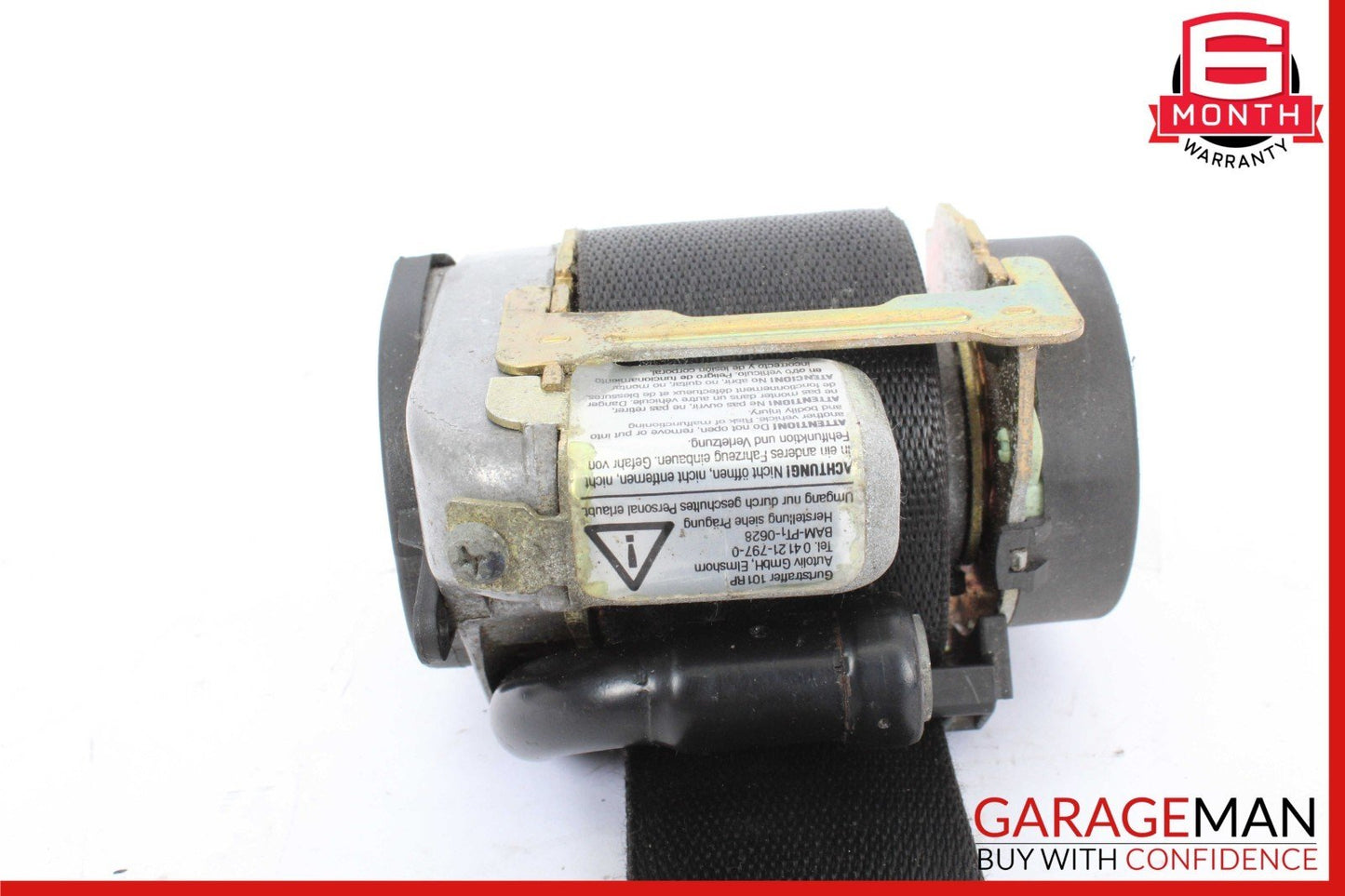 97-04 Mercedes R170 SLK230 SLK320 Front Left Side Seat Belt Seatbelt Black