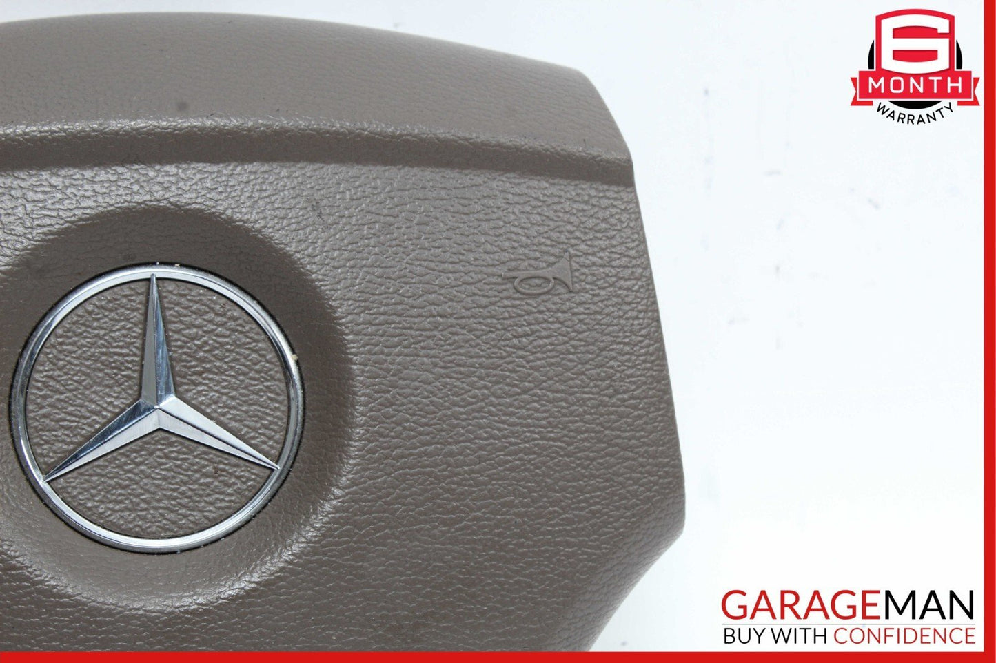 06-08 Mercedes X164 GL320 GL450 ML350 R350 Steering Wheel Airbag Leather Brown