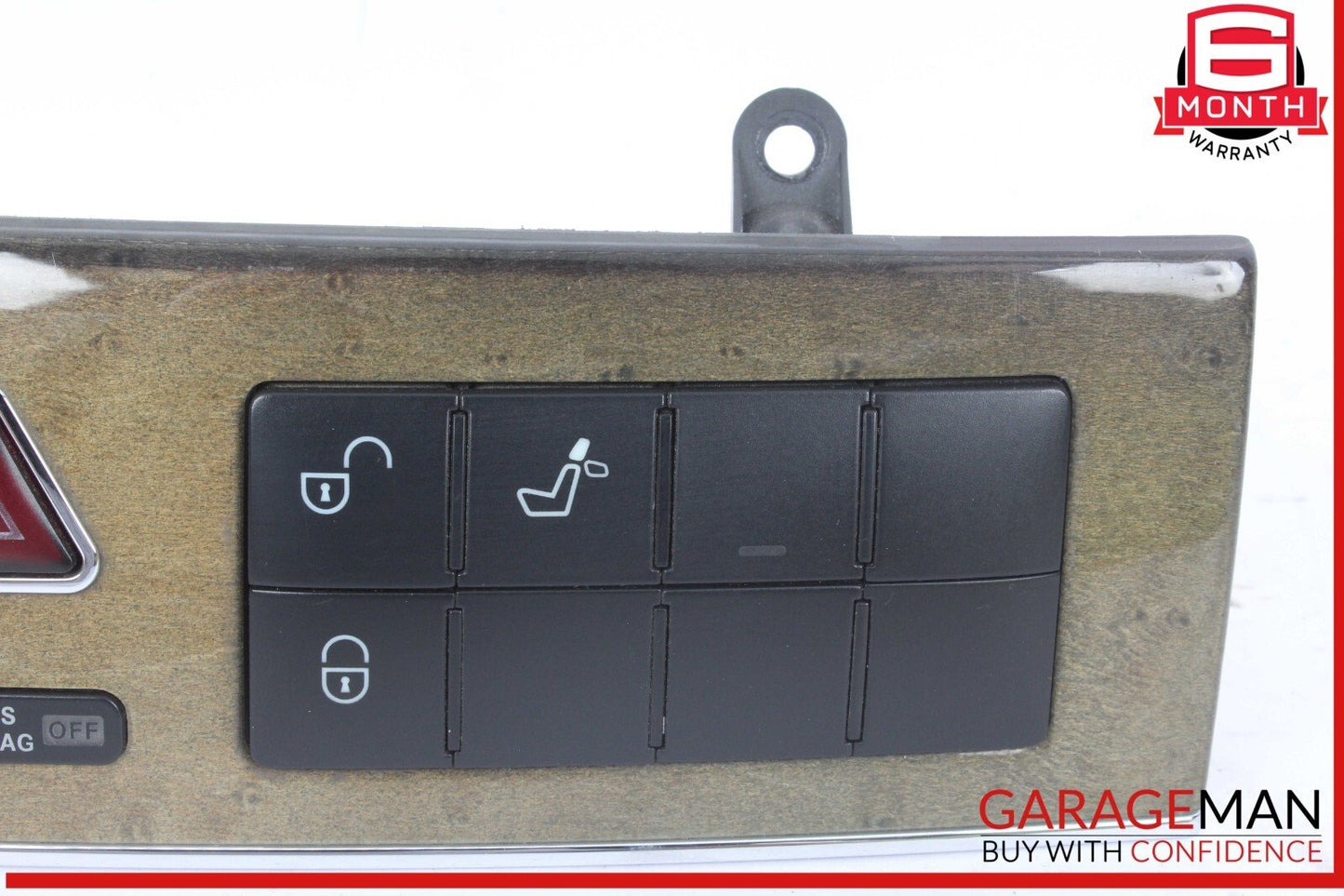 05-07 Mercedes W203 C230 Dashboard Dash Control Switch Panel Trim Wood OEM
