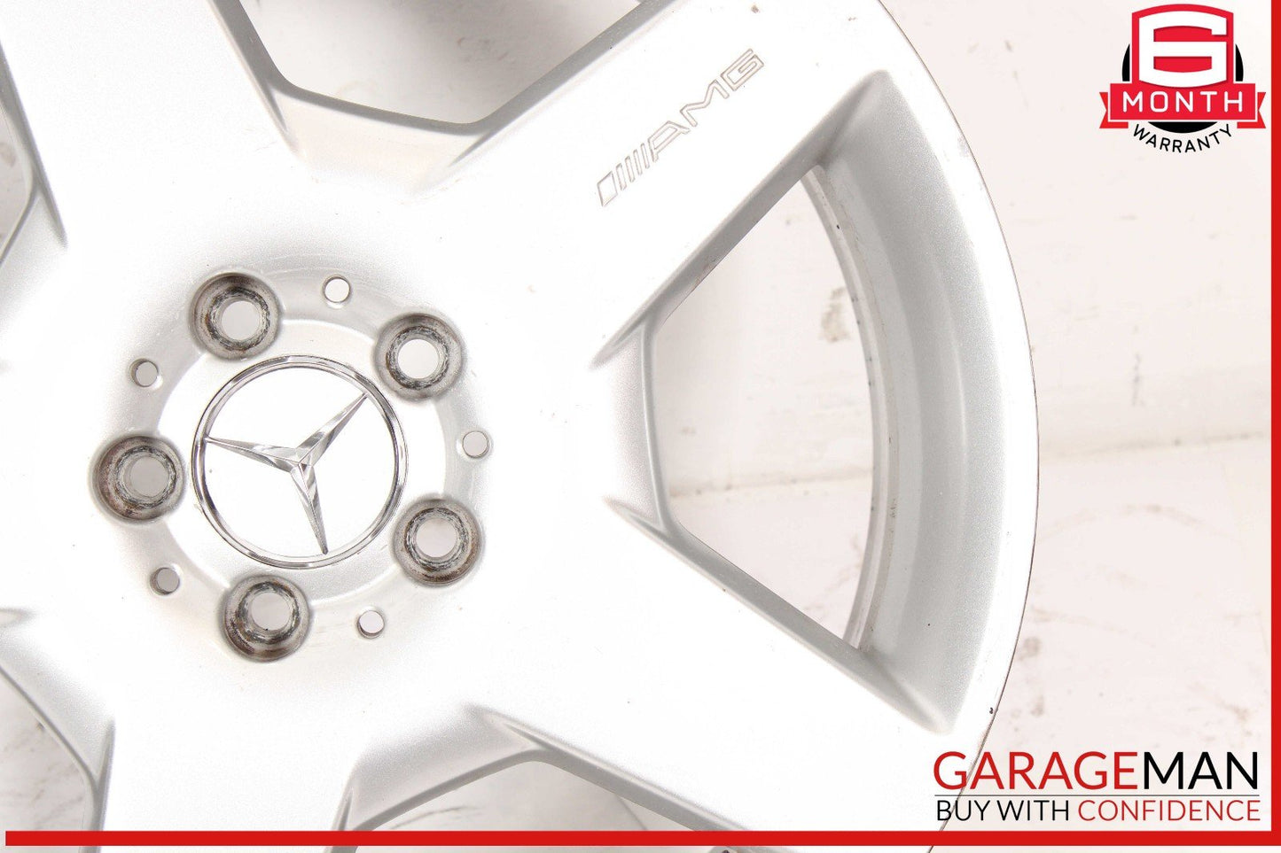 06-11 Mercedes W164 ML350 AMG 8.5 X 19 19" Wheel Rim Silver 1644011802 OEM
